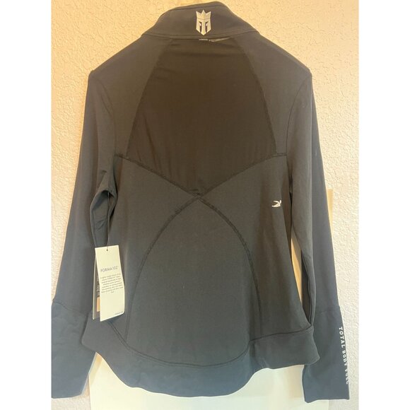 Glyder Fitness Jacket Coat Womens M Zip-Up Reign Logo Black Mesh back NEW - Picture 14 of 14